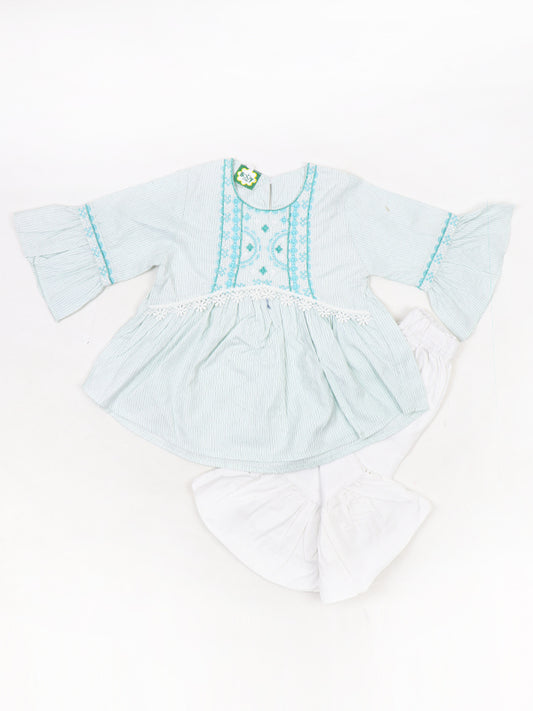 ZG Girls Suit 1Yr - 4Yrs Design Light Green