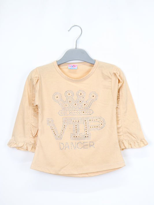 Girls 2.5 Yrs - 7 Yrs Long Sleeve T-Shirt VIP
