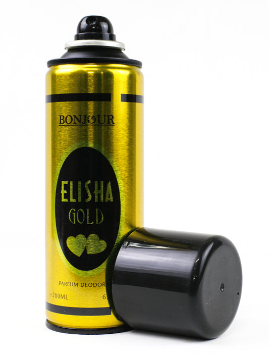 Bonjour Deodorant Body Spray Elisha Gold - 200ML