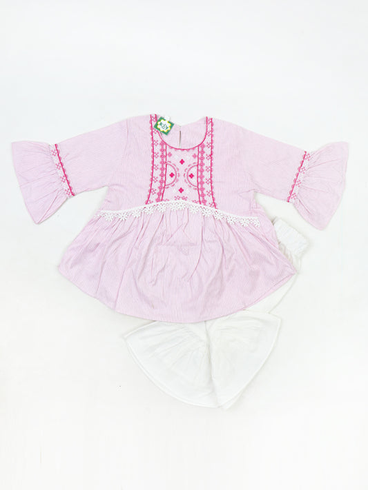 GS519 Girls Suit 1Yr - 4Yrs Design Light Pink