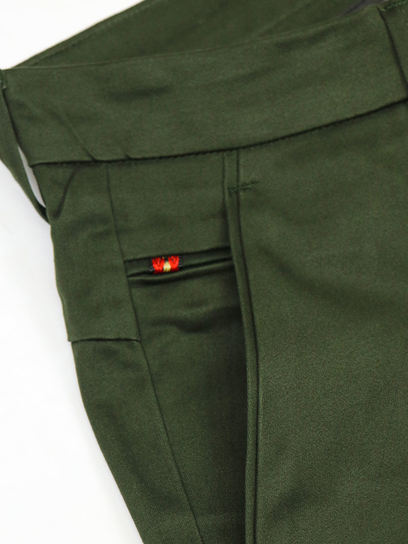 AB Cotton Chino Pant For Men Pickle Green