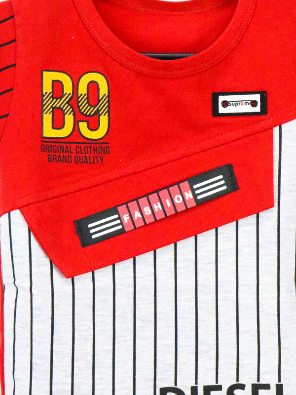 ATT Boys T-Shirt 1.5 Yrs - 3.5 Yrs B9 Red