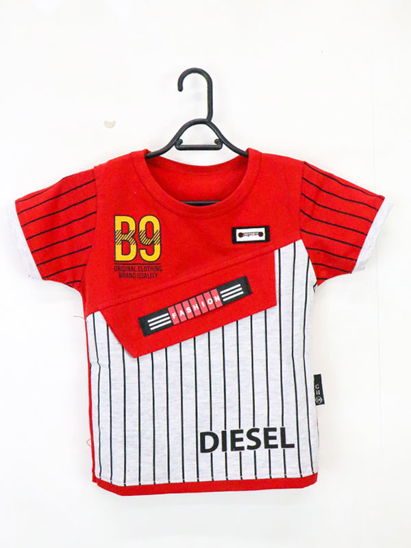 ATT Boys T-Shirt 1.5 Yrs - 3.5 Yrs B9 Red