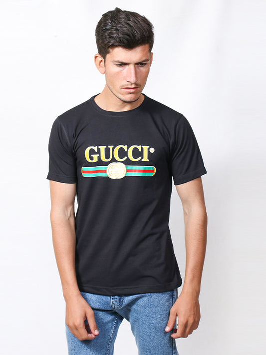MM Men's Printed T-Shirt GUC Black