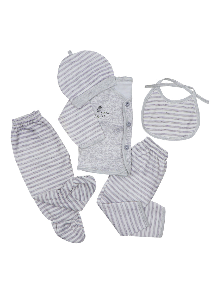 Newborn Suit 5Pc Set 0 Mth - 4 Mths Bear