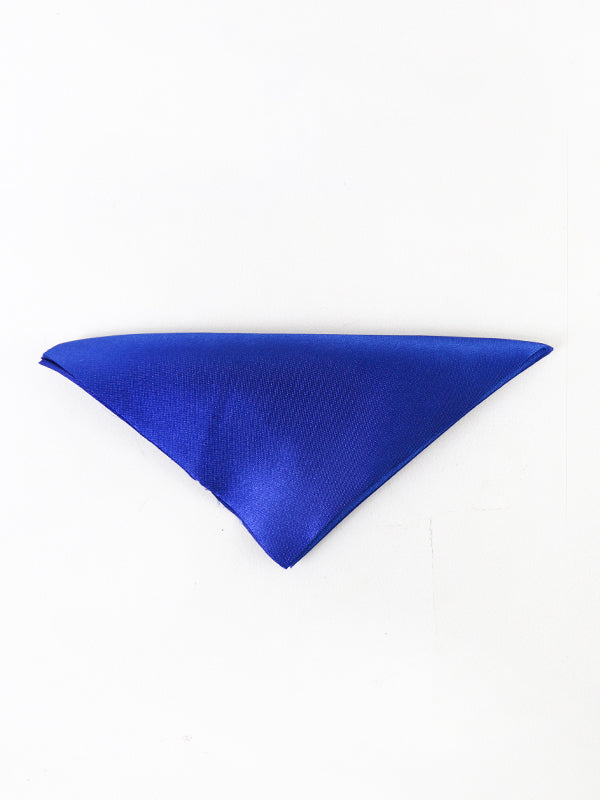 Plain Pocket Square Royal Blue for Men