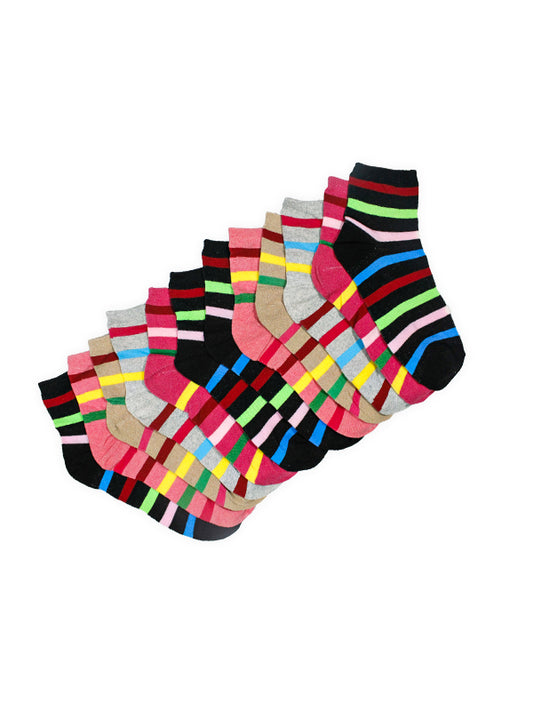 Cotton Socks For Women Multi-color Pack of 6