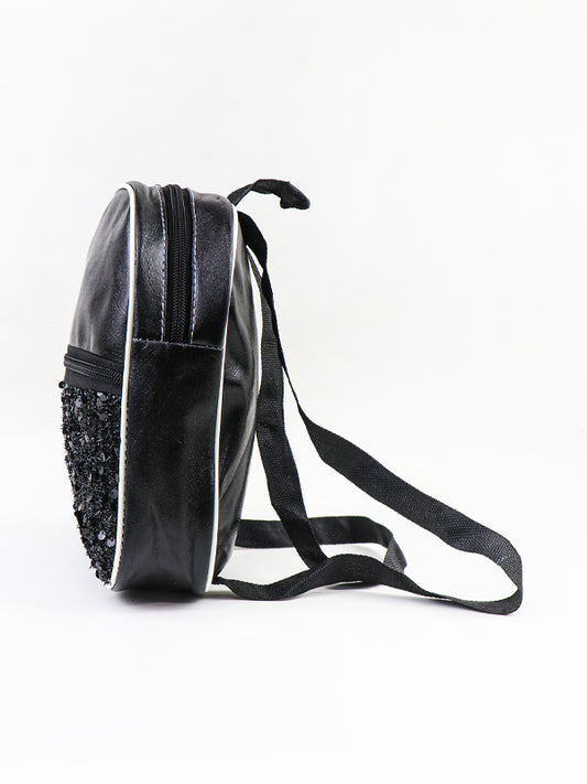 Fancy Glitter Bag for Girls Black