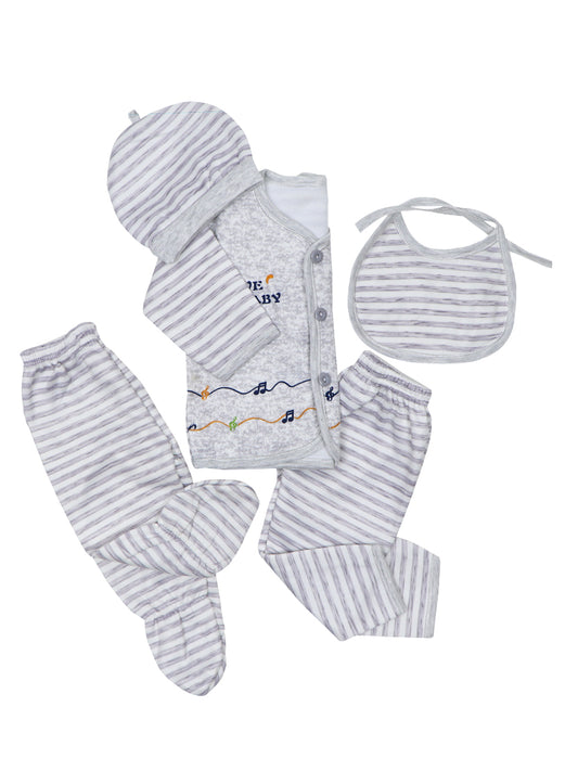 Newborn Suit 5Pc Set 0 Mth - 4 Mths Love Baby