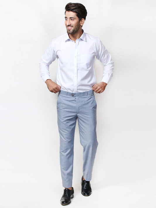 SN Men's Dress Pant Trouser Formal Cadet Grey