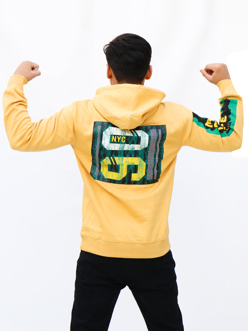 Men's Pullover Hoodie LA Yellow