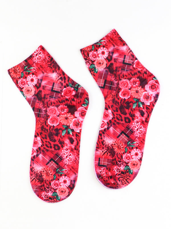 Printed Socks for Women Multicolor