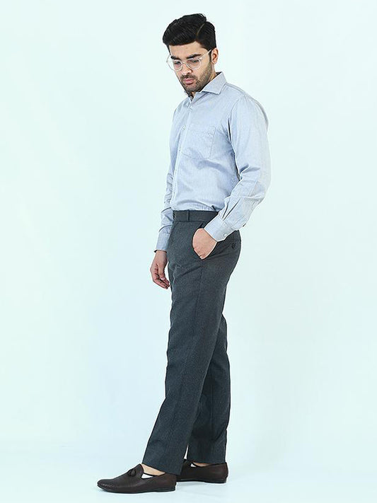 Men's Dress Pant Trouser Formal Mild Grey