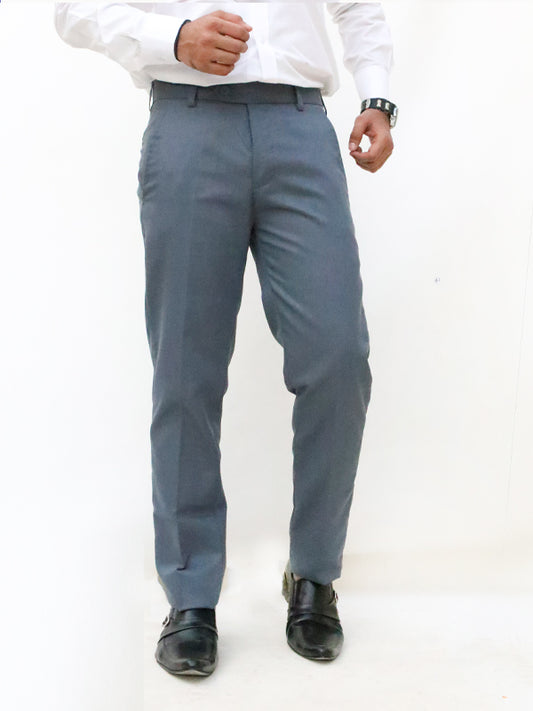 MFP48 Men's Formal Dress Pant Trouser Dark Grey