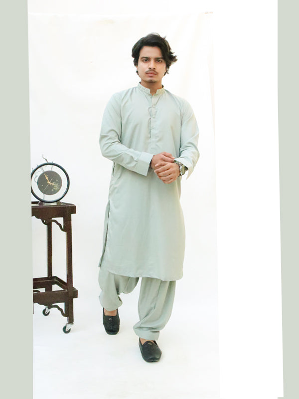 349 Men's Stitched Kameez Shalwar Pista