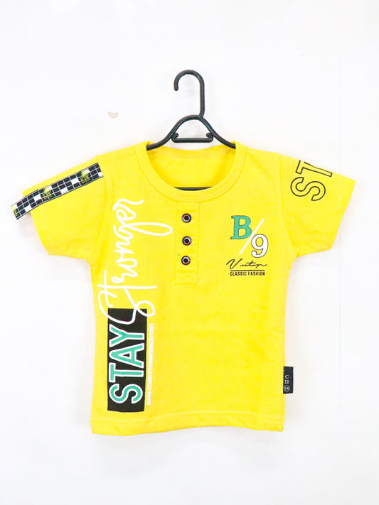 ATT Boys T-Shirt 1.5 Yrs - 3.5 Yrs ST Yellow
