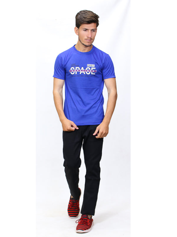 M Men's T-Shirt Space Royal Blue