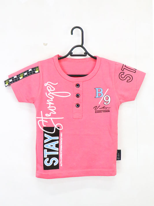 ATT Boys T-Shirt 1.5 Yrs - 3.5 Yrs ST Pink