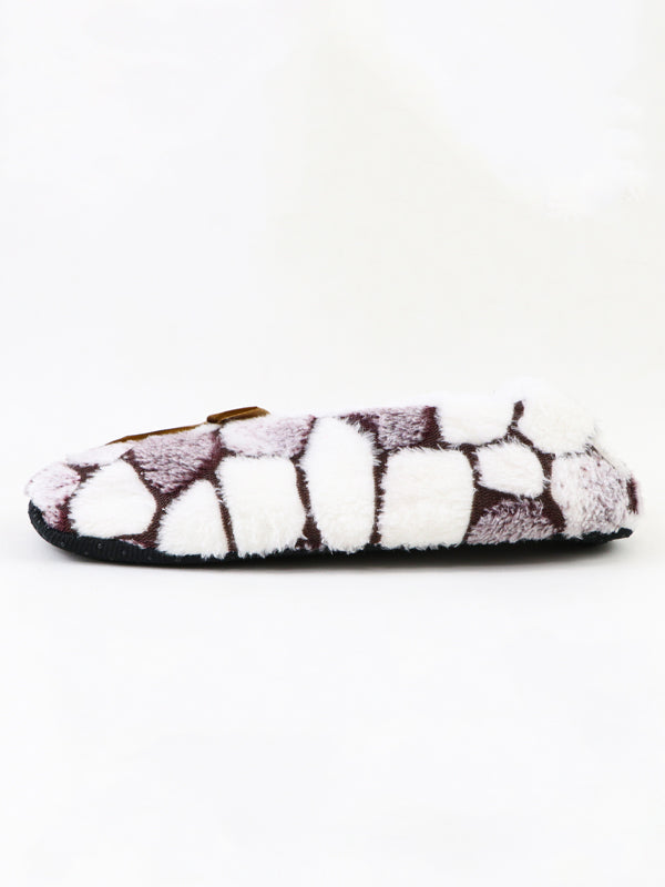 Fuzzy Slipper Socks Rock - Multicolor