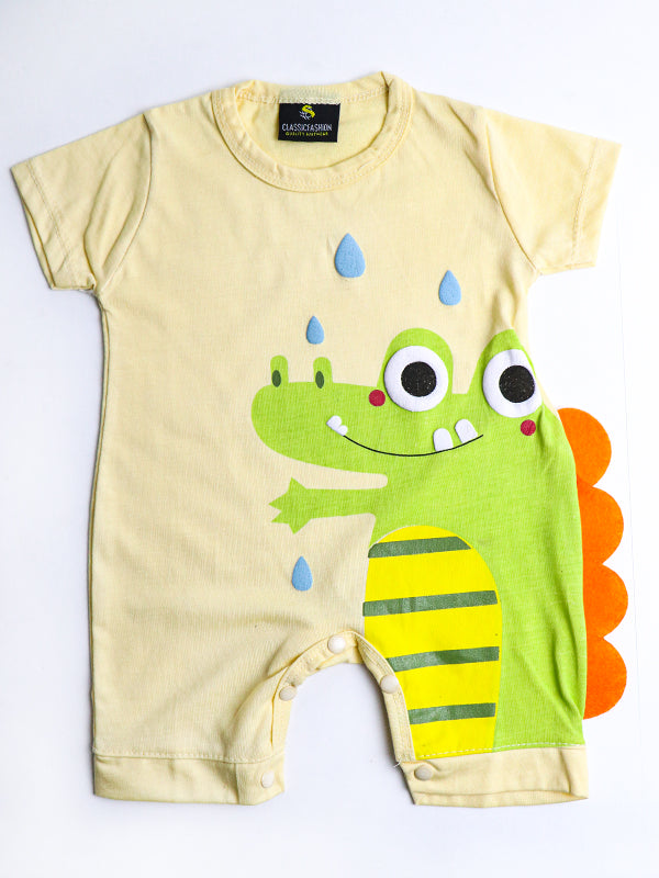 Newborn Jumpsuit 0 Mth - 6 Mths Cute Alligator