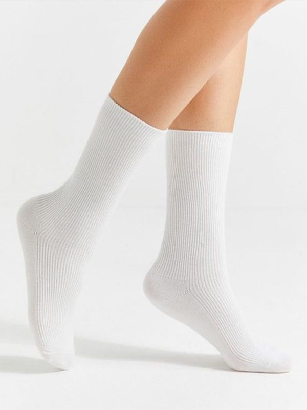 Cotton Socks for Men Classic White
