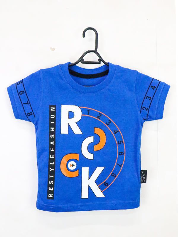 ATT Boys T-Shirt 1.5 Yrs - 3.5 Yrs Rock Blue