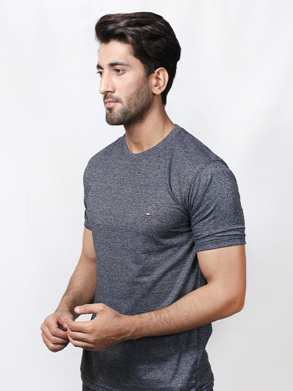 MG Men's Plain T-Shirt Dark Grey