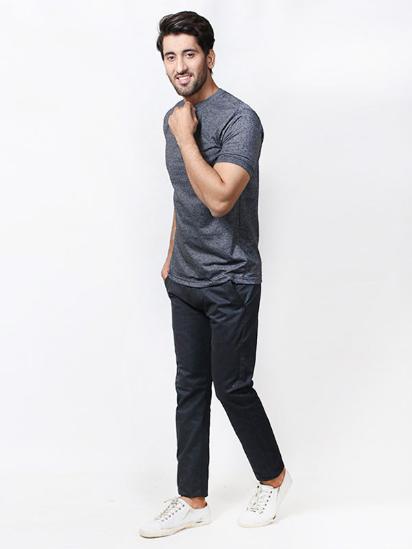 MG Men's Plain T-Shirt Dark Grey