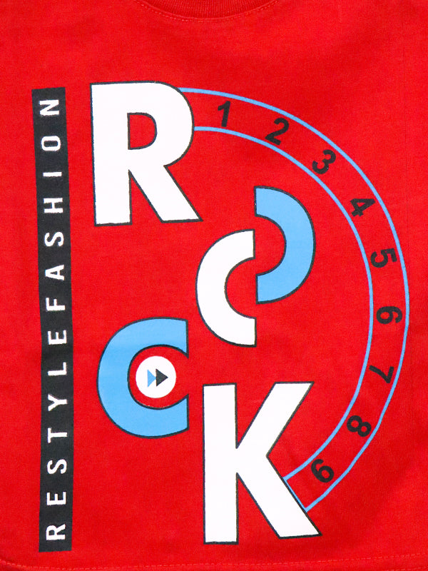 ATT Boys T-Shirt 1.5 Yrs - 3.5 Yrs Rock Red