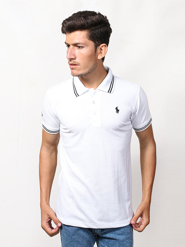 Men's Signature Polo T-Shirt White