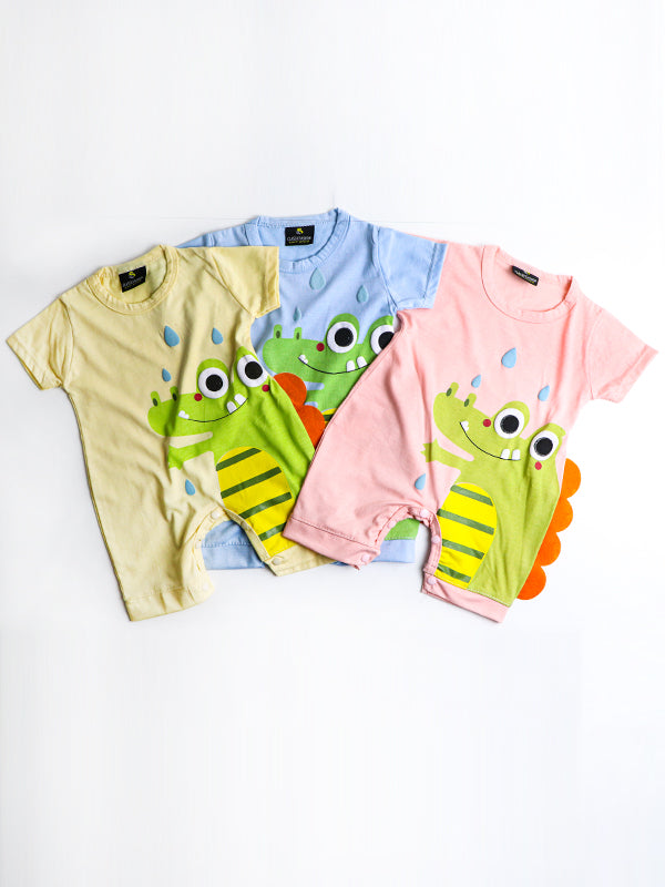 Newborn Jumpsuit 0 Mth - 6 Mths Cute Alligator