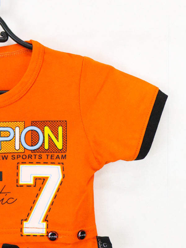 ATT Boys T-Shirt 1.5 Yrs - 3.5 Yrs Champion Orange