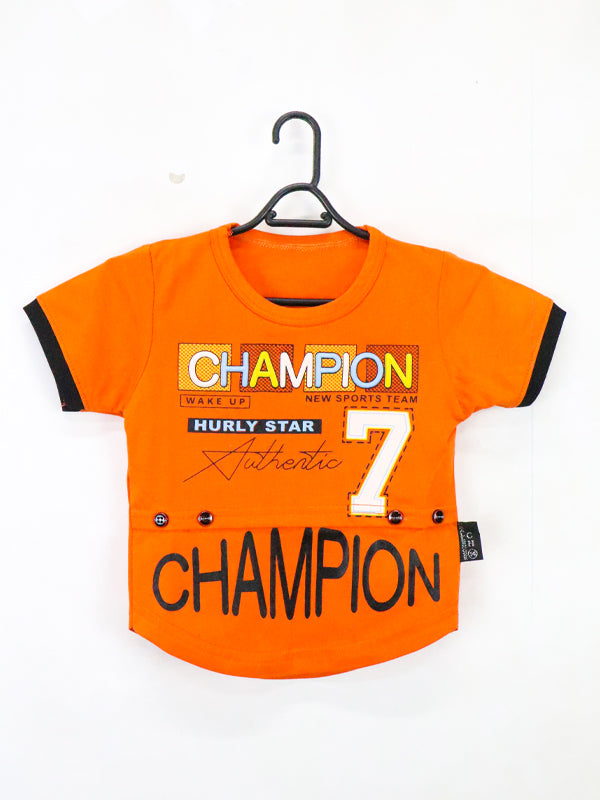 ATT Boys T-Shirt 1.5 Yrs - 3.5 Yrs Champion Orange