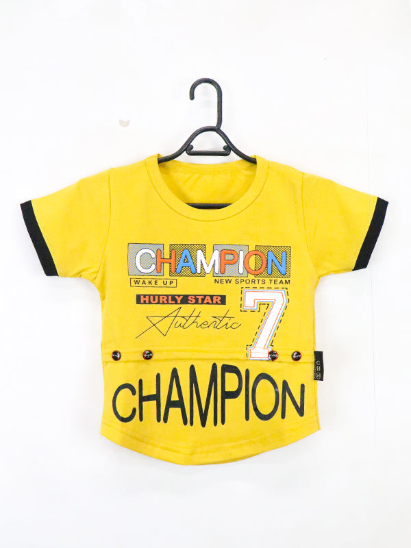 ATT Boys T-Shirt 1.5 Yrs - 3.5 Yrs Champion Yellow