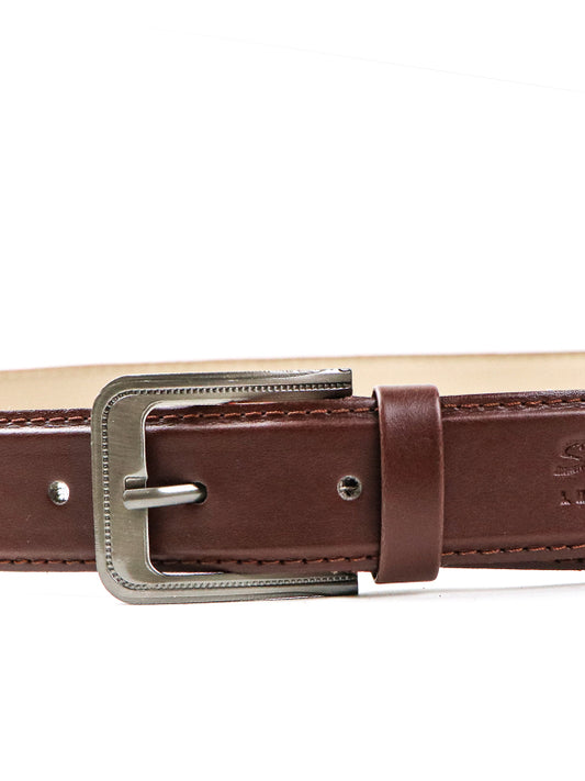 Men's Italian Leather Belt Tan Brown MB27