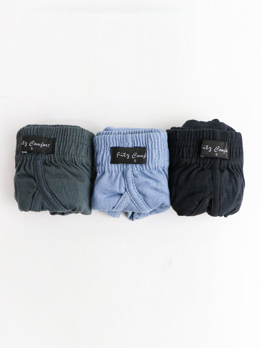FC Brief Underwear For Men Pack of 3 Multicolor