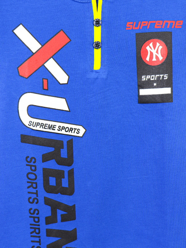 ATT Boys T-Shirt 5 Yrs - 10 Yrs X-U Blue