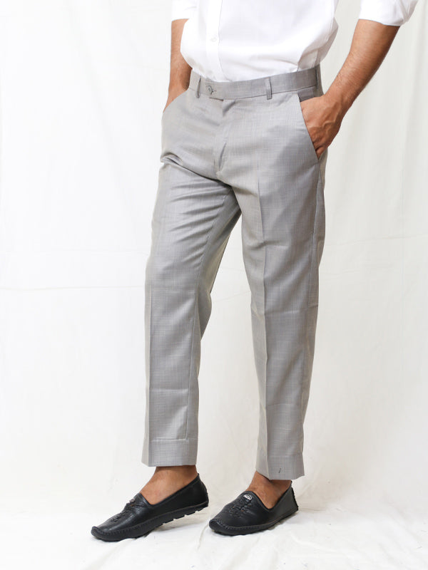 Men's Dress Pant Trouser Formal Grey MFP99