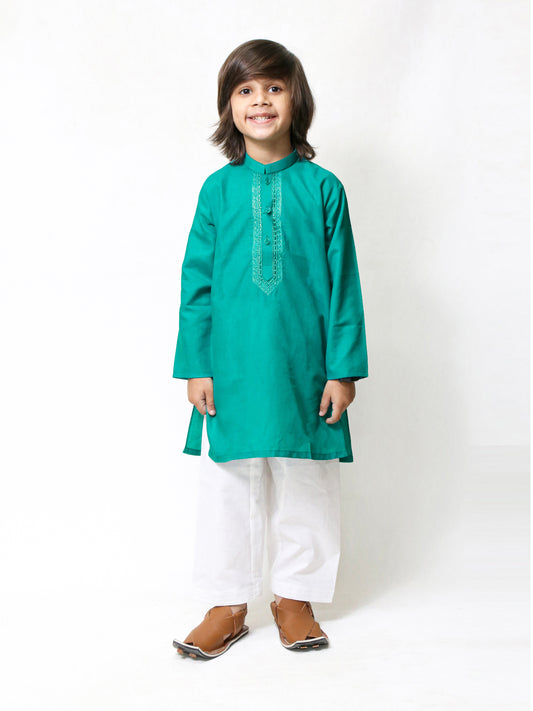 299 2Yrs - 16Yrs Boys Kurta Pajama See Green