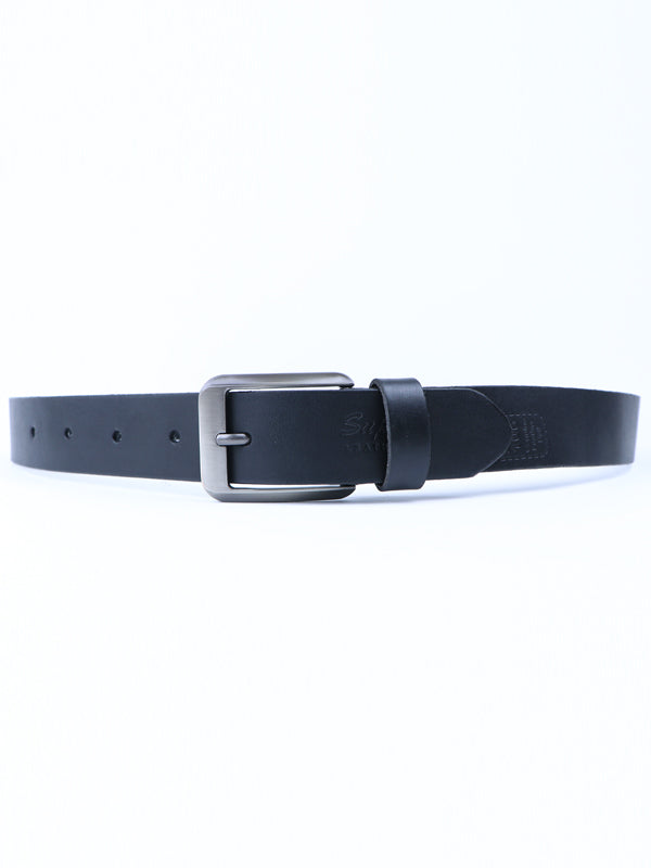 MB03 Flex Faux Leather Belt for Men SP Black