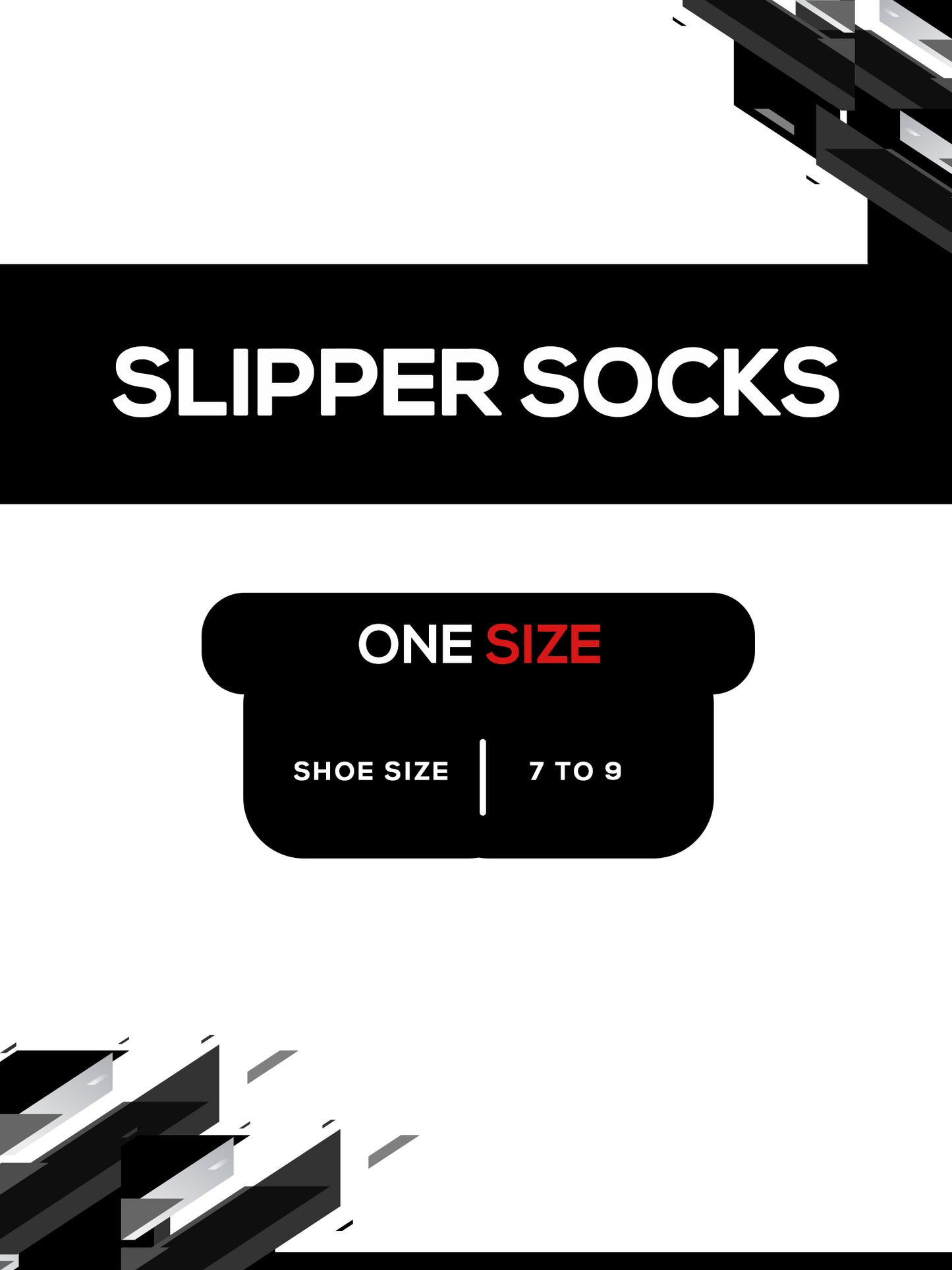 Fuzzy Slipper Socks Rock - Multicolor