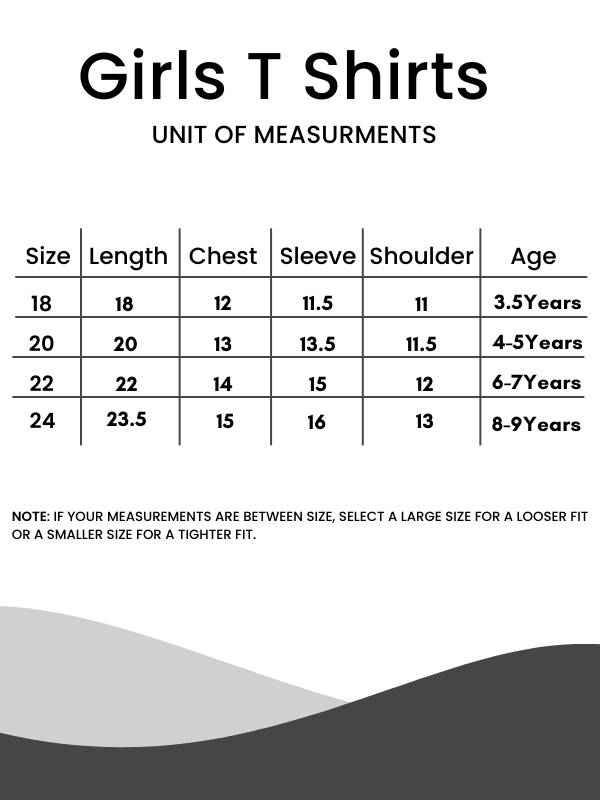 KG Girls Full Sleeve T-Shirt 3.5Yrs - 9Yrs Heart Black