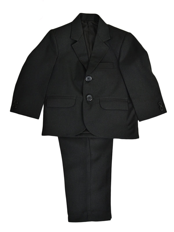 1 Yrs - 15 Yrs 2 PCS Coat Pant Suit for Boys Hex Black