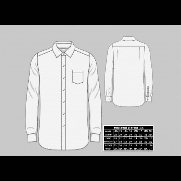 Men's Formal Dress Shirt Plain Fawn